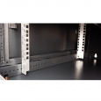 Шкаф 19" телекоммуникационный настенный, 4U 280x600х600 мм, дверь перфорация, черный
